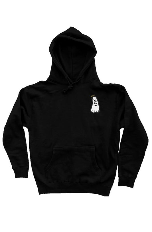 Ultra Black heavyweight pullover hoodie